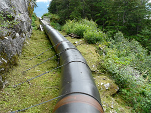 Weld Steel Penstock Annex Creek