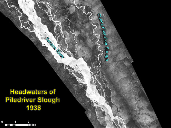 Pile Driver Slough in 1938